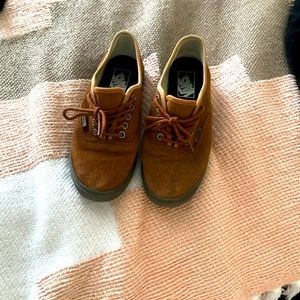 WMNS AUTHENTIC SUEDE VANS SZ 6.5